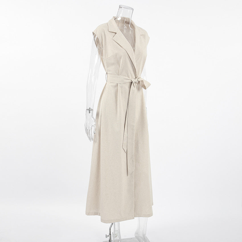 Rustin Midi Dress - Khaki