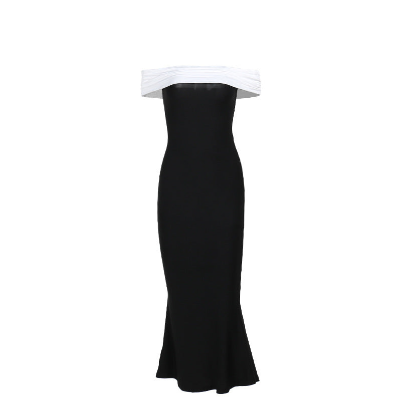 Dublin Off-shoulder Dress - Black