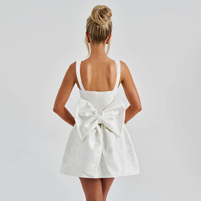 Moriyon Mini Dress-White