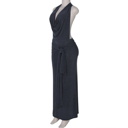 Angola Maxi Dress - Grey