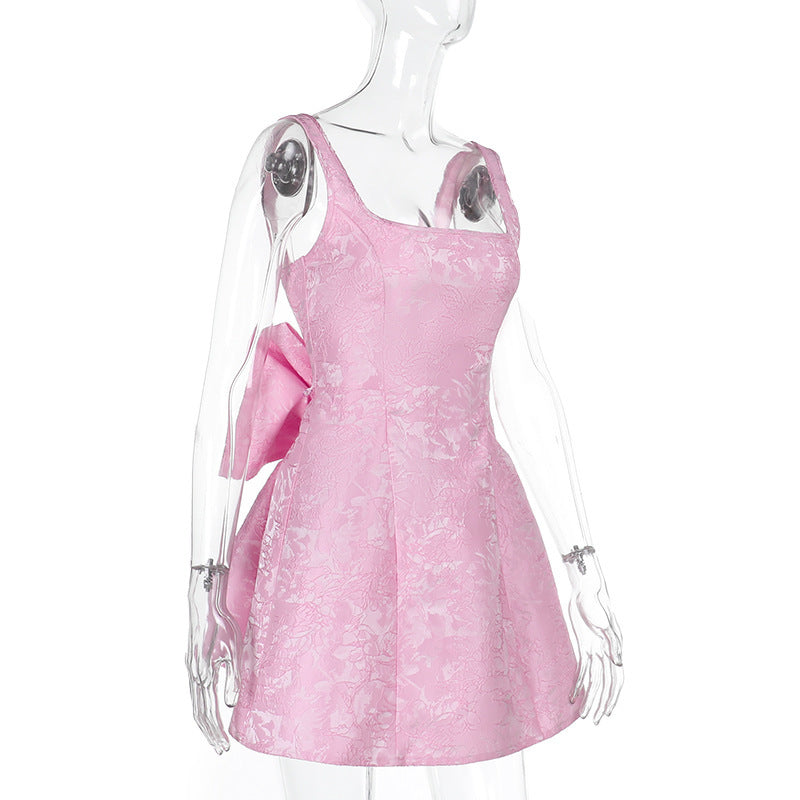 Moriyon Mini Dress-Pink