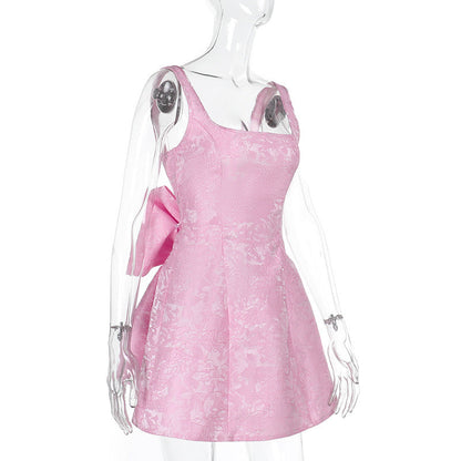Moriyon Mini Dress-Pink