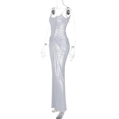 Vinson Maxi Dress - Silver
