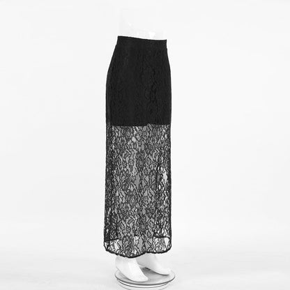 Scorpio Lace Skirt - Black