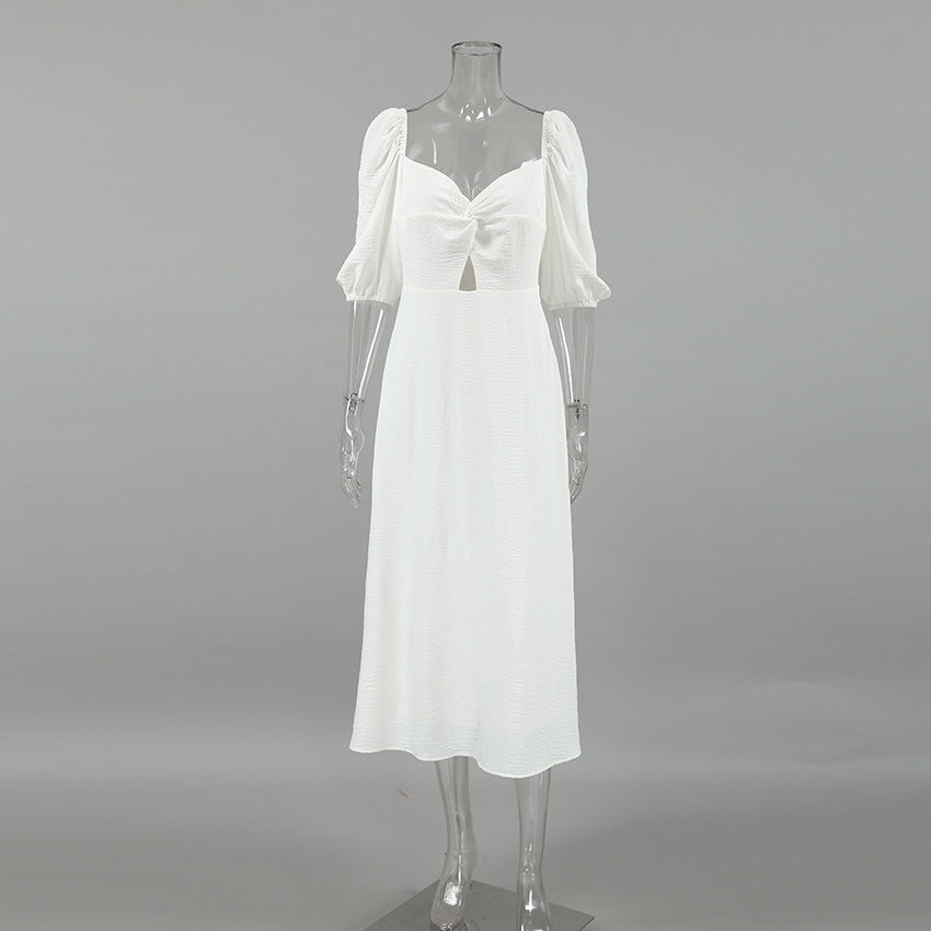 Fae Off Shoulder Dress - White