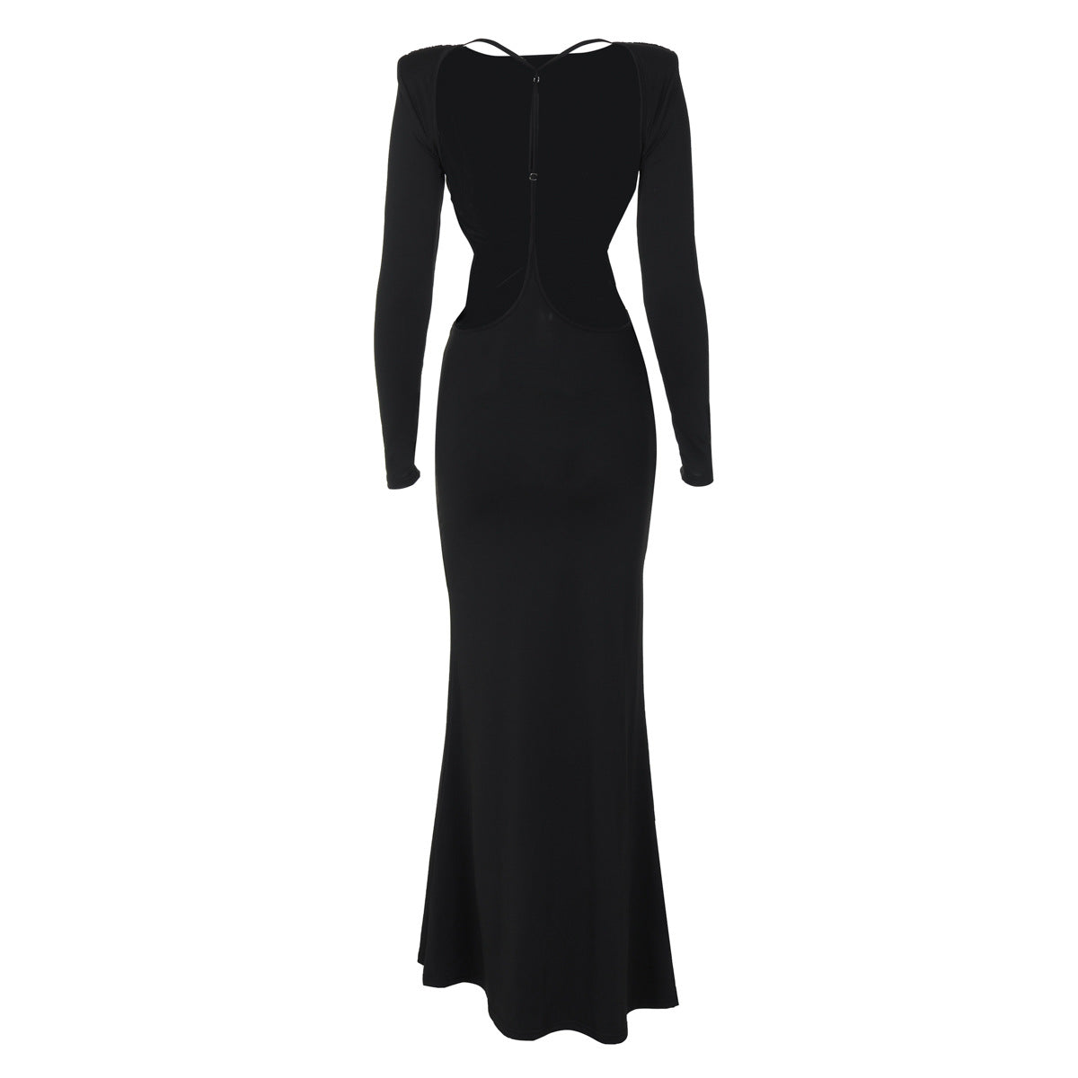 Gracing Date Bodycon Dress - Black