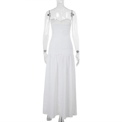 Cruz Maxi Dress-White