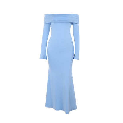 Vision Bodycon Dress-Blue