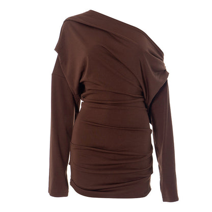 Torres Mini Dress - Brown