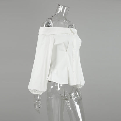 Halez Off Shoulder Top - White