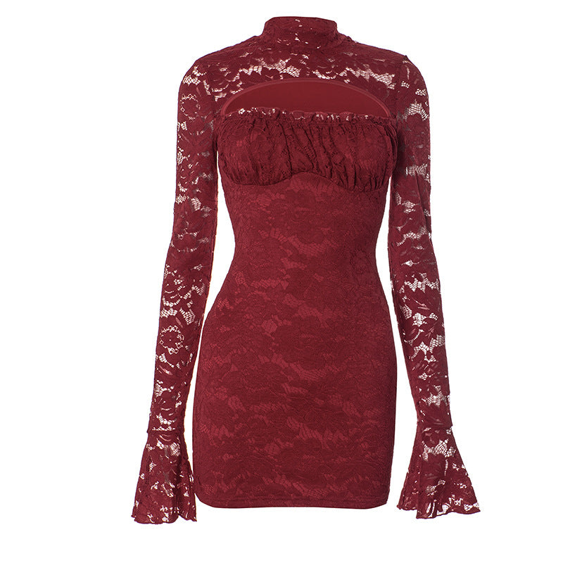 Ingram Mini Dress - Maroon
