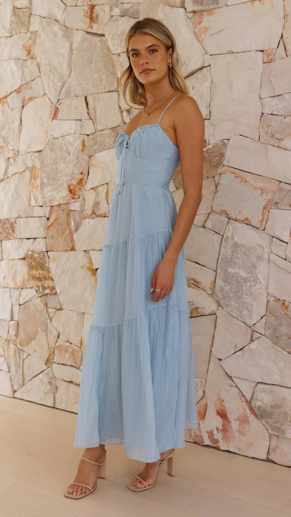 Lecter Maxi Dress - Blue