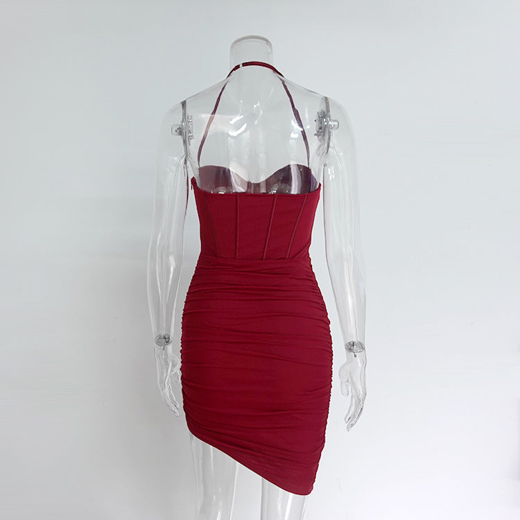 City Chic Dress - Maroon