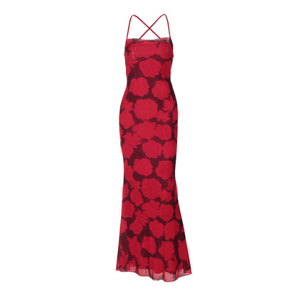 Frederick Maxi Dress - Red