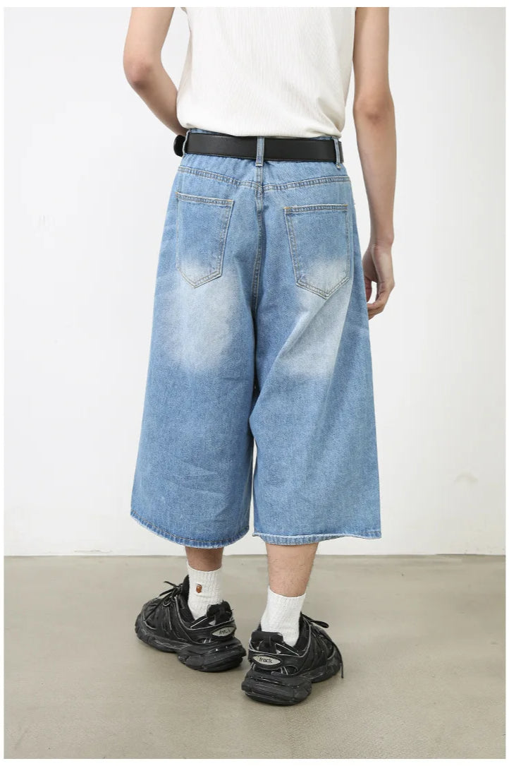 Vintage Y2K Loose Cropped Jeans