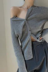 Tailored Knit Cardigan