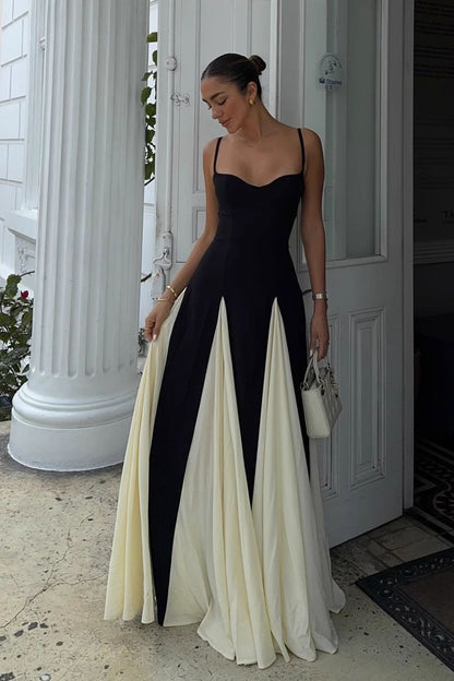 Colorblock Cami Maxi Dress