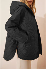 Casual Long Hooded Puffer Jacket