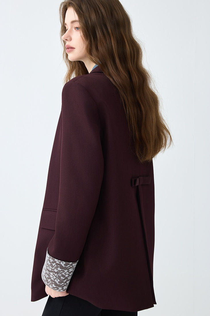 Loose Fit Long Sleeve Blazer