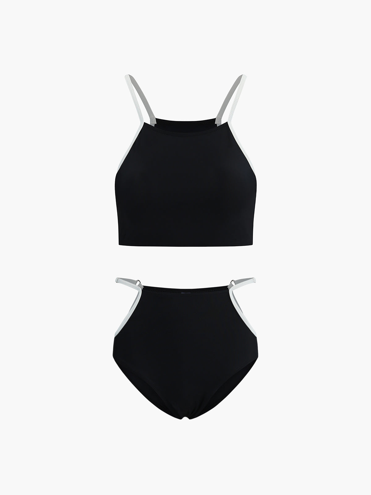 Contrast Binding Cutout Bikini Set Black / XS Bikini Sets