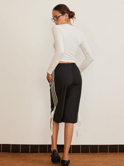 Bow Detail Plain T Shirt T Shirts