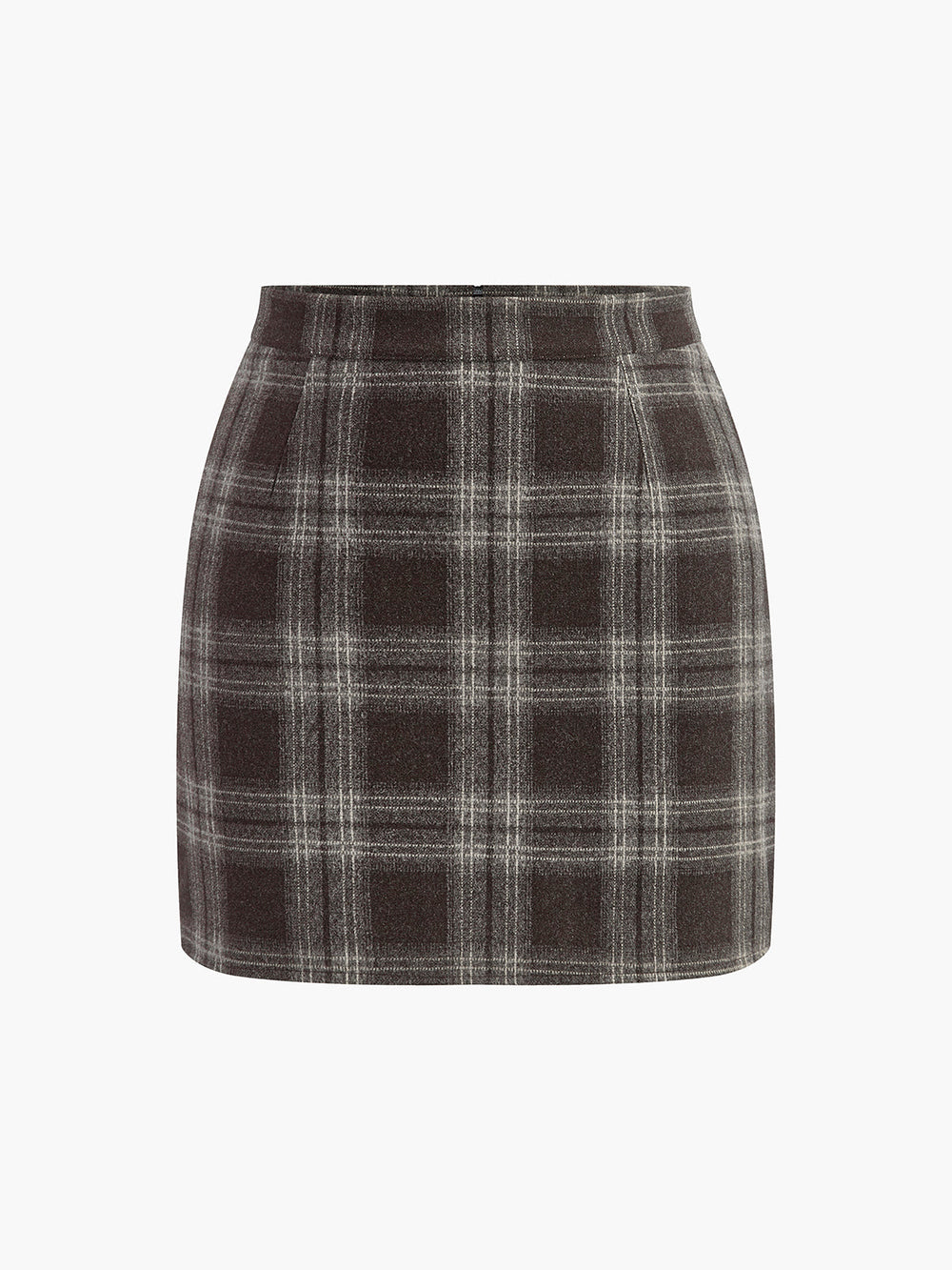 Plaid Tweed Mini Skirt Skirts