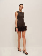 Ruffled Hem Sleeveless Dress Dresses