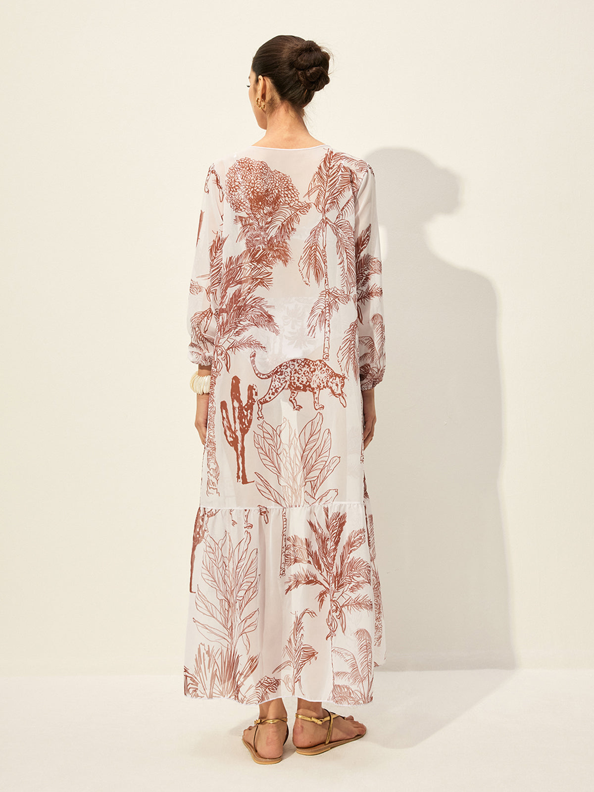 Floral Print Cover Up Skirt Kimonos & Cover Ups