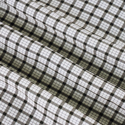 Back Tie Plaid Shirt