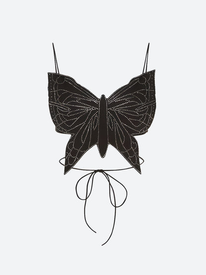 Butterfly Rhinestone Top