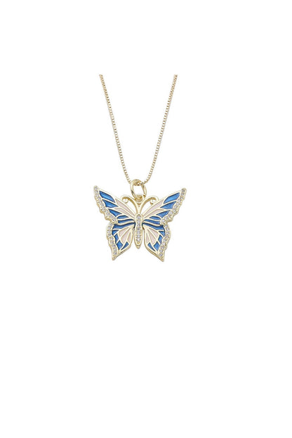 Copper Butterfly Necklace
