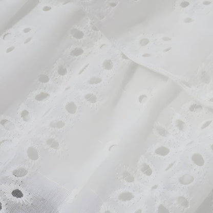 Coquette Broderie Anglaise Top & Mini Skirt Two Piece Set