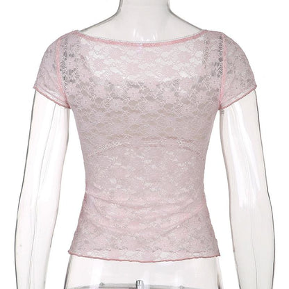 Coquette Lace Detailed Top