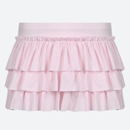 Coquette Layered Bow Mini Skort