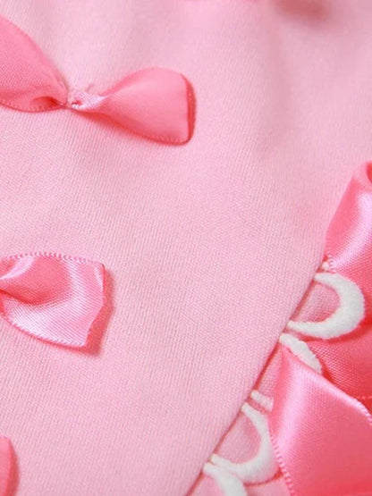 Coquette Ribbon Bow Tube Top