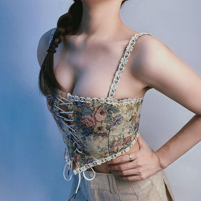 Cottagecore Corset Top
