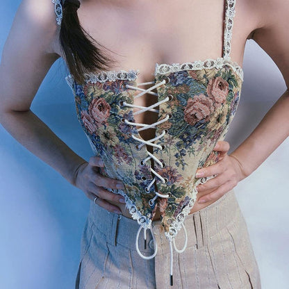 Cottagecore Corset Top