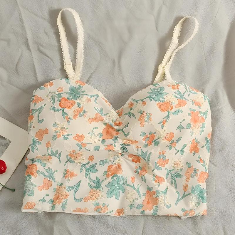 Cottagecore Floral Crop Top
