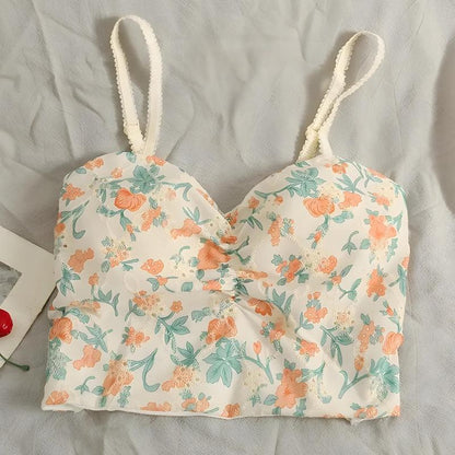 Cottagecore Floral Crop Top