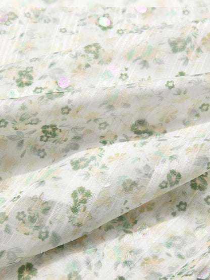 Cottagecore Floral Midi Dress