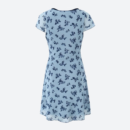 Cottagecore Floral Mini Dress