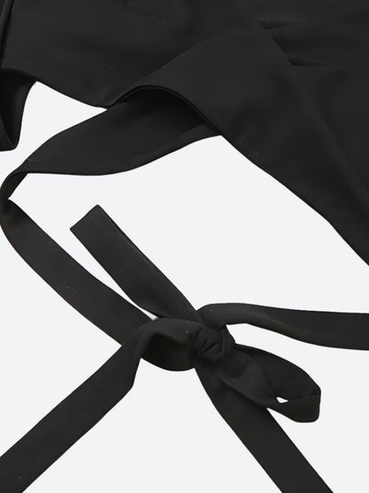 Cyberpunk Hooded Wrap Around Crop Top