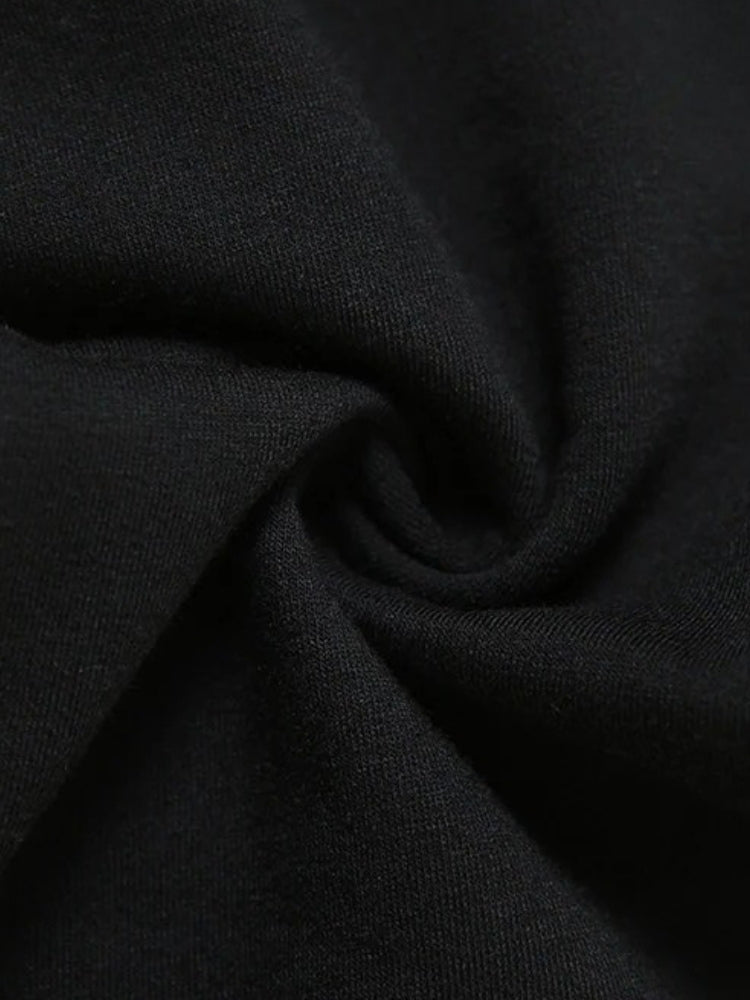 Cyberpunk Hooded Wrap Around Crop Top