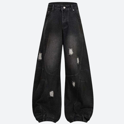 Distressed Baggy Jeans