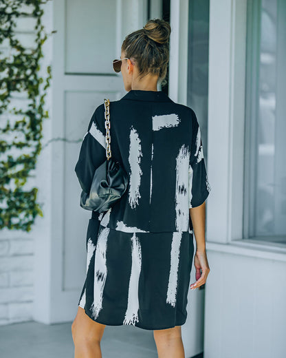 Raelynn Pocketed Button Down Shirt Dress - FINAL SALE