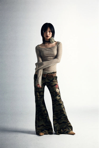 Fairy Grunge Back Print Top