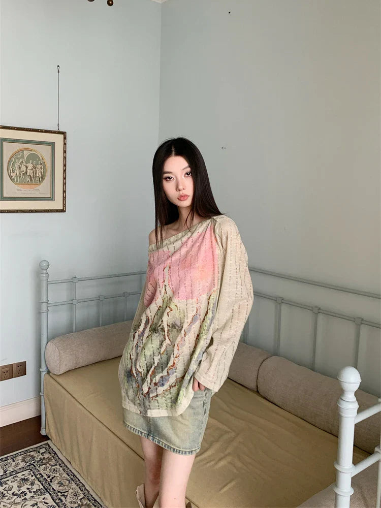 Fairycore One Shoulder Top