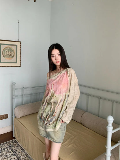 Fairycore One Shoulder Top