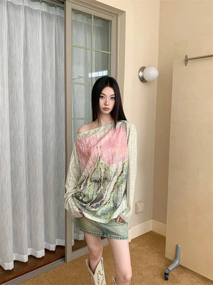 Fairycore One Shoulder Top