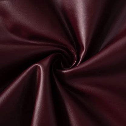 Faux Leather One Shoulder Top